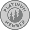 platinum member rating badge